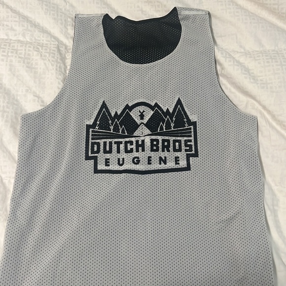 RARE Dutch Bros Eugene Exclusive Reversible Basketball Jersey - Picture 3 of 3